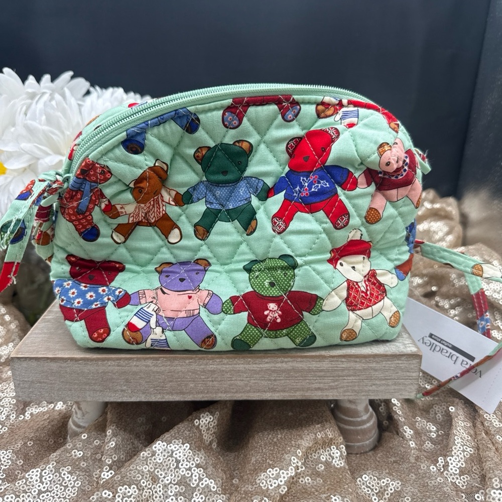 Vera Bradley Toasty Teddies Crossbody Purse. Cotton, Washable - Picture 5 of 5